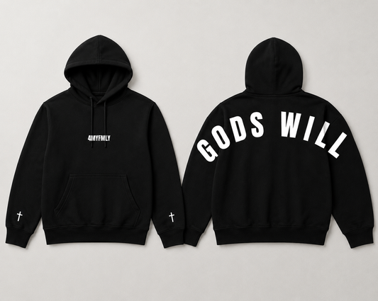 4MYFMLY God's Will Premium Oversized Hoodie