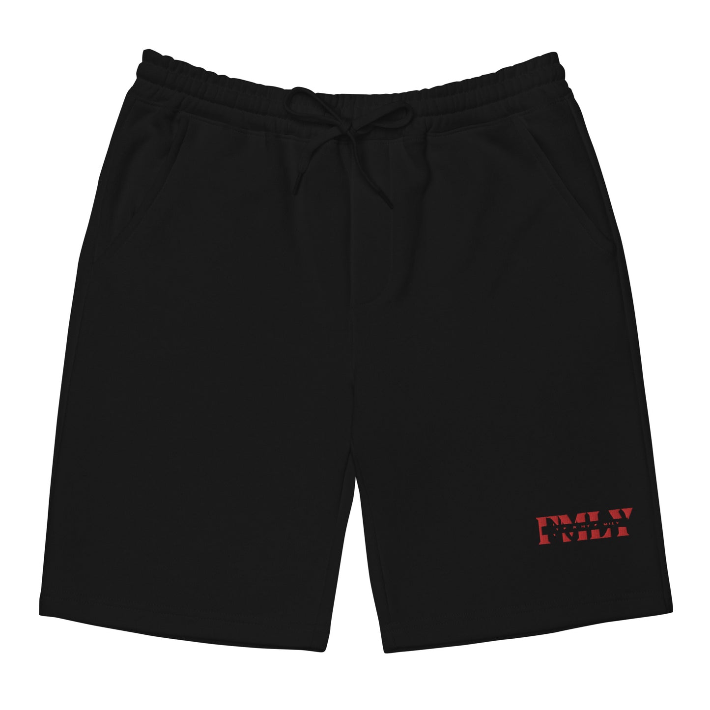 4LY Men's fleece shorts (RED)