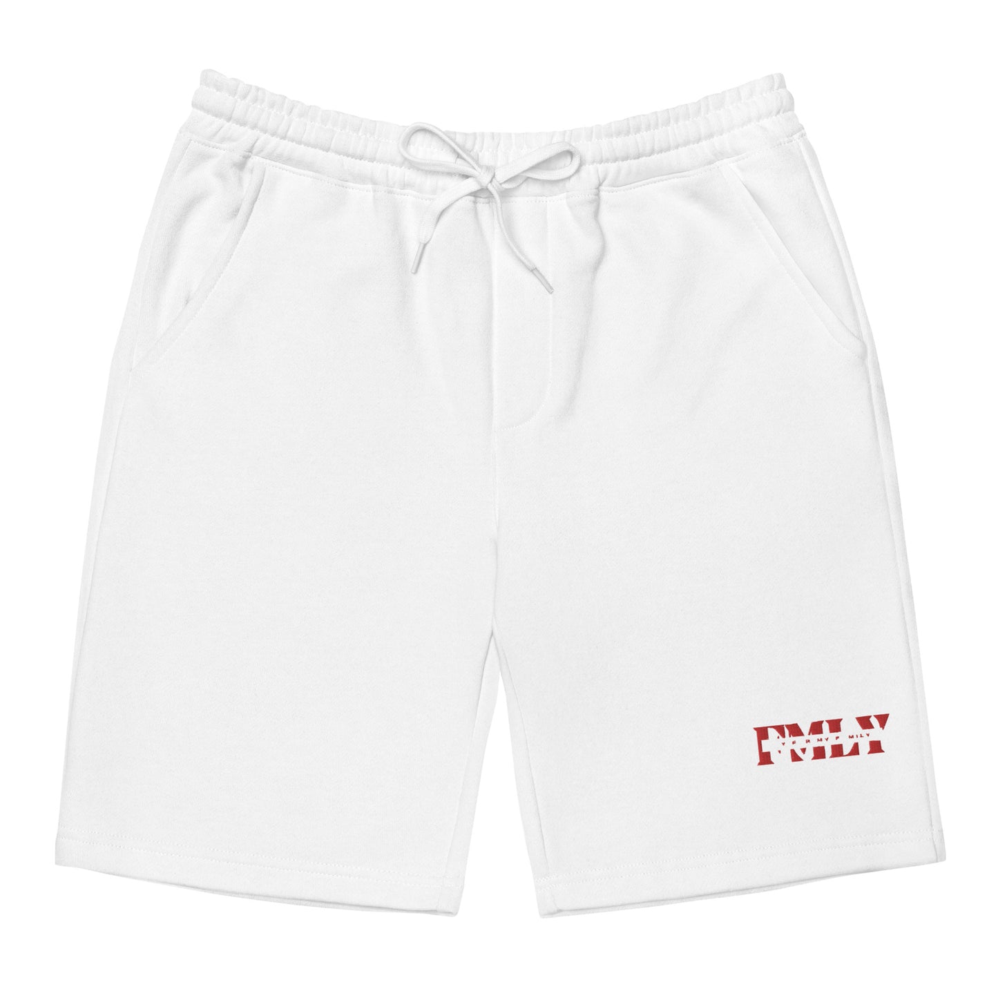 4LY Men's fleece shorts (RED)