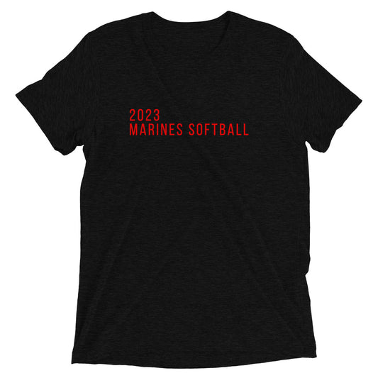 2023 Marines Softball Short Sleeve Tee